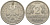 ФРГ 2 марки 1951 G J 386, KM 111 медно-никель плакированный никелем 4127-314