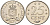 Нидерландские Антилы 25 центов 1971 Юлиана (1948-1980) KM 11 никель 4564-469
