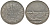Франкфурт 2 талера = 3 1/2 гульдена 1843 городской вид KM 329, AKS 3, Jg. 15, Dav. 640, Thun 130 серебро 10-015-38