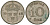 Швеция 10 эре 1936 G, Густав V (1907-1950), большая 6 KM 780 серебро 4615-1024