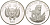 Нигер 10 франков 1968 лев, без черты над Е, в слове Republique KM 8.2 серебро PROOF 1091-1-12