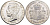 ИСПАНИЯ 5 ПЕСЕТ 1871 КОПИЯ ВЕС 20 ГР. белый металл 4537-1015