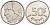 БЕЛЬГИЯ 50 ФРАНКОВ 1992 BELGIQUE, БОДУЭН I (1951-1993) KM 168 никель 210-951
