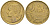 Франция 20 франков 1951 петух KM 917.1, Le Franc 402.7 алюминиевая бронза 4513-511