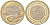 Япония 500 йен 2011 Yr. 23, серия 47 префектур Японии - Иватэ Y 179 биметалл UNC 106-1051