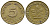 ФРГ 5 ПФЕННИГОВ 1968 F KM 107, J.382 сталь плакированная латунью 26-1139