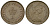 Великобритания 1/2 пенни 1971 Елизавета II (1952-2022) KM 914, Spink 4239 бронза 4136-1137
