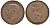 Великобритания 1 пенни 1921 Георг V (1910-1936) KM 810, Spink 4051 бронза 4123-1142