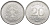 Бразилия 20 сентаво 1987 герб KM 603, Schon 112 нержавеющая сталь 112-862