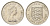 Джерси 5 новых пенсов 1980 герб, Елизавета II (1952-2022) KM 32 медно-никель 4703-1131