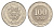 Армения 100 драмов 2003 год-тип KM 95 сталь плакированная никелем UNC 181-736
