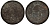 ГРЕЦИЯ 2 ЛЕПТЫ 1869 ВВ, КОРОЛЬ ГЕОРГ I (1863-1913) KM 41 медь 4528-343