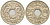 Франция 25 сантимов 1933 тип Линдауэр KM 867a, Le Franc 171 медно-никель 4402-841