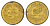 Непал 1 рупия 1995 BS 2052 KM 1092 сталь плакированная латунью UNC 4643-1149