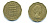Великобритания 3 пенса 1959 Елизавета II (1952-2022) KM 900, Spink 4153 никель латунь 4383-316