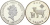 Тувалу 2 доллара 2003 лунный календарь, год козы серебро PROOF 8-1-05-01