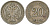 Сербия 20 пара 1884 Милан Обренович (1868-1889) KM 20 медно-никель 4615-528