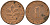 ФРГ 1 пфенниг 1971 D KM 105, J. 380 сталь плакированная медью    4598-451
