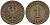 Германия 1 пфенниг 1876 B, Вильгельм I (1871-1888) KM 1, J. 1 медь 4602-1135