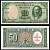 Чили 50 песо (5 сантимов) ND (1960-1961) Pick 126 a(2) бумага 8605-30-3-2