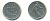 Франция 1/2 франка 1965 сеятель KM 931, Le Franc 198.3 никель 89-311