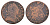 Великобритания 1/2 пенни 1773 Георг III (1760-1820) KM 601, Spink 3774 медь 4657-851