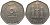 ОАЭ 50 филсов 2005 Халифа ибн Заид (2004-2022) KM 16 медно-никель UNC 4511-1013