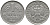 ФРГ 1 МАРКА 1957 D KM 110, J. 385 медно-никель 3999-232