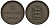 Гернси 2 дабла (дубля) 1858 KM 4 медь 650-543