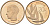 Бельгия 20 франков 1993 Belgie KM 160 никель бронза UNC 189-1014