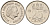 Нидерланды 25 центов 1972 Юлиана (1948-1980) KM 183 никель    4598-464