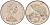 Новая Зеландия 5 центов 1980 Елизавета II (1952-2022), ящерица гаттерия KM 34.1 медно-никель 4594-1053