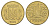 Украина 1 гривна 2001 KM 8b алюминиевая бронза 4633-552