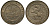 БЕЛЬГИЯ 5 САНТИМОВ 1864 BELGES KM 21 медно-никель UNC 02-264-67