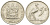 ЮАР 5 центов 1980 герб, райский журавль KM 84 никель 105-1029