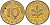 ФРГ 10 пфеннигов 1989 F KM 108, J. 383 сталь плакированная латунью 4163-834