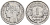 Франция 1 франк 1958 тип Морлон KM 885а.1 алюминий    4153-433