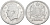 Монако 2 франка 1943 Луи II (1922-1949) KM 121 алюминий 190-545