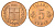 Исландия 5 эйре 1966 KM 9 бронза UNC 4691-343
