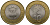 Индия 10 рупий 2012 ° KM 400 биметалл 4571-735