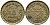 Марокко 10 франков 1952 АН1371, Мухаммед V (1346-1381) (1927-1962), французский протекторат KM 49 алюминиевая бронза 26-851