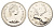 Канада 25 центов 1984 Елизавета II (1952-2022), олень KM 74 никель PROOF-LIKE (BU) 4638-531