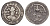 Сасаниды 1 драхма 591-628 Хосров II, вес 3,79 гр серебро 1530-1144