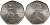 Великобритания 50 пенсов 1969 Елизавета II (1952-2022) KM 913, Spink 4223 (H1) медно-никель UNC 51-4014