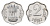 Индия 2 пайса 1967 KM 13.1 алюминий UNC 4690-116