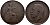Великобритания 1 пенни 1911 Георг V (1910-1936) KM 810, Spink 4051 бронза 53-1236