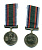 Пакистан медаль 1965 за военные действия, в Индо-Пакистанской войне, на колодке, с лентой 1-5-1-26