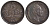 Швеция 1/32 риксдалера 1852 Оскар I (1844-1859) KM 681 серебро 4179-714