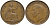 Великобритания 1 пенни 1944 Георг VI (1936-1952) КМ 845, Spink 4114 бронза 115-415