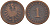ГЕРМАНИЯ 1 ПФЕННИГ 1874 D, СТАРОГЕРБОВКА KM 1, J. 1 медь 100-268